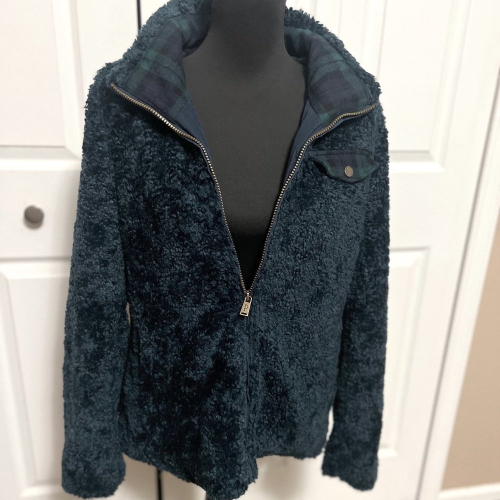 Women's Pendleton Zip Up With Plaid Pattern (Sz. … - image 1